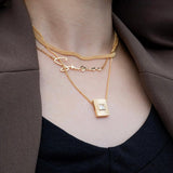 18K Gold S925 Sterling Silver Custom Name Necklaces - Gembea Jewelry