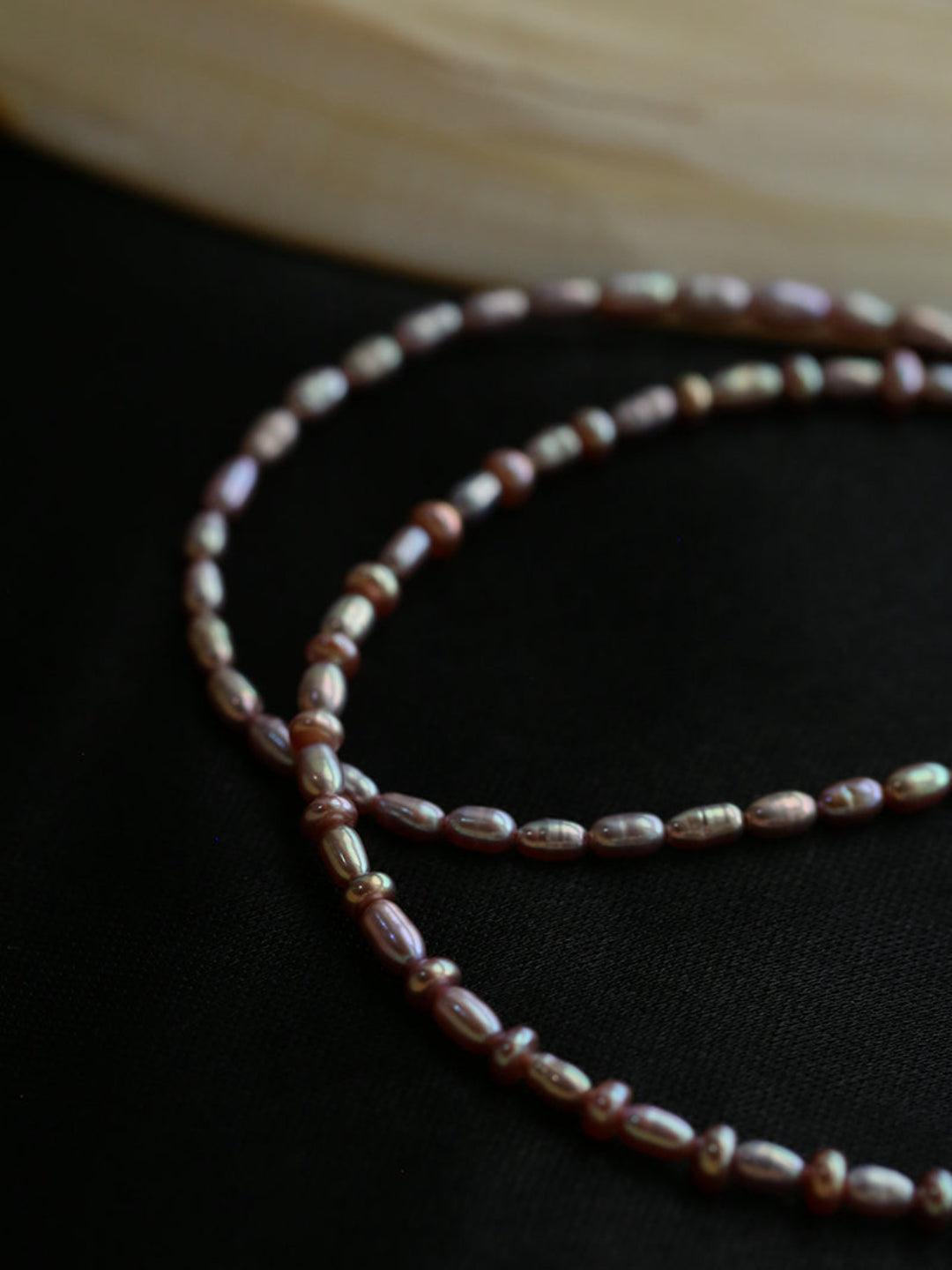 Sea's Embrace Series Baroque Pearl Beaded Necklace - Gembea Jewelry