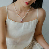 Sea's Embrace Series Baroque Pearl Pendant Necklace - Gembea Jewelry