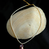 Sea's Embrace Series Baroque Pearl Pendant Necklace - Gembea Jewelry