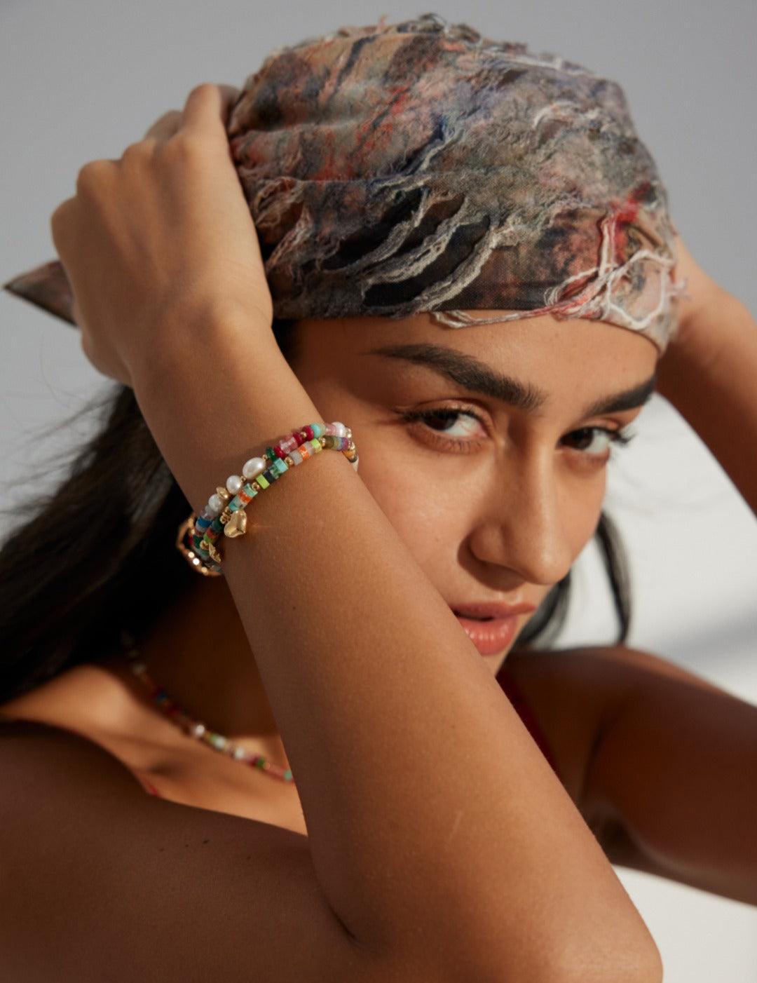 Sea's Embrace Series Colored Stone Bracelet - Gembea Jewelry