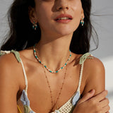 Sea's Embrace Series Turquoise Stone Necklace - Gembea Jewelry