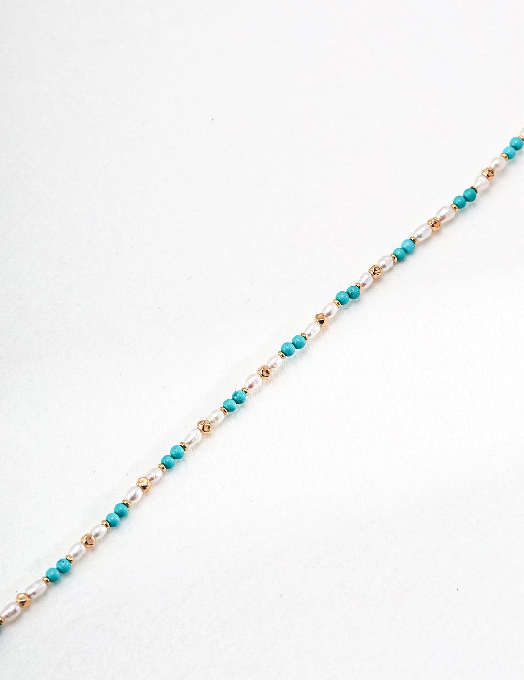 Sea's Embrace Series Turquoise Stone Necklace - Gembea Jewelry