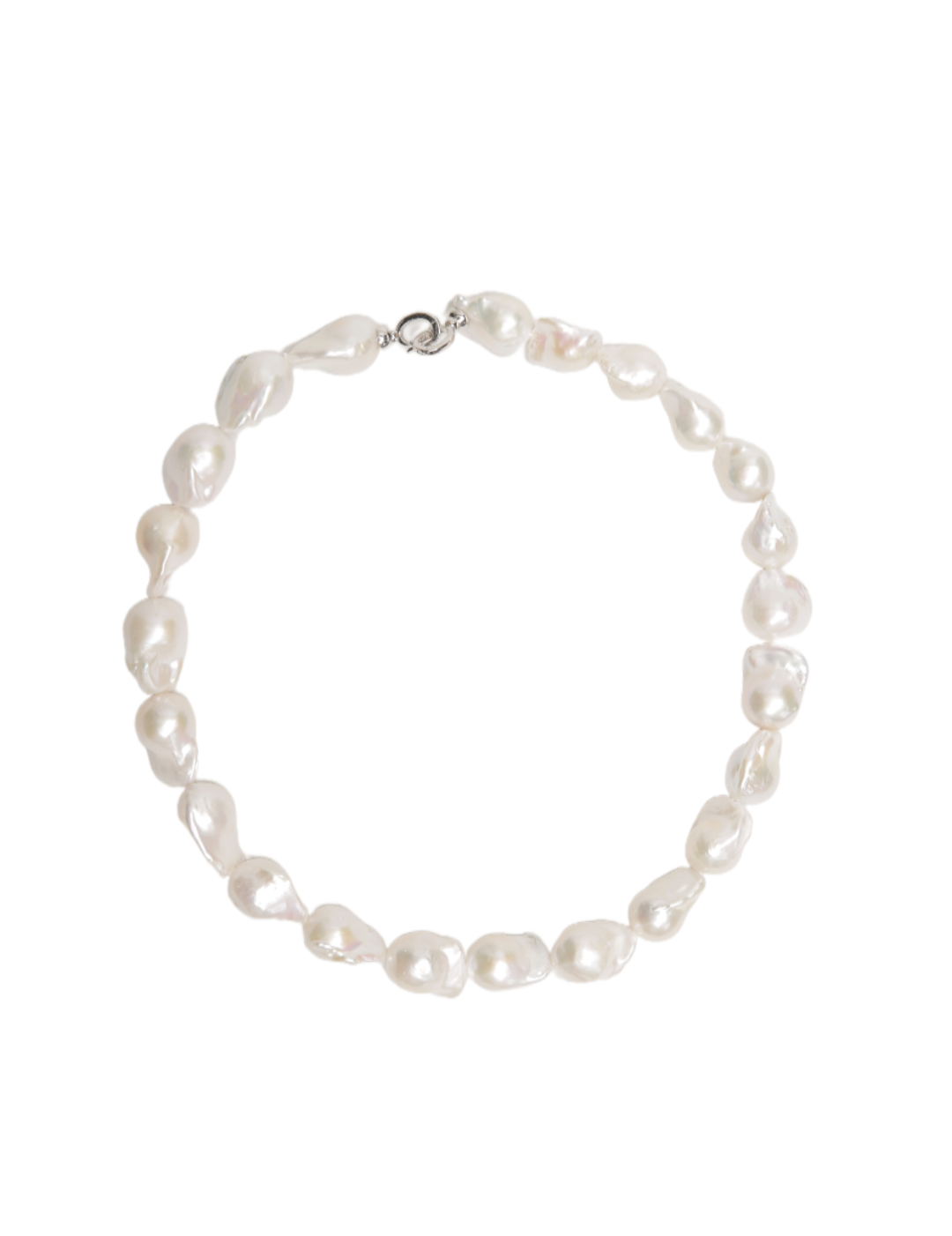 Shaped Big Baroque Beaded Choker Necklace GEMBEA JEWELR