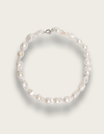 Shaped Big Baroque Beaded Choker Necklace gembea jewelry