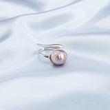 Sharp Knife Shape Colored Large Baroque Pearl Rings - Gembea Jewelry