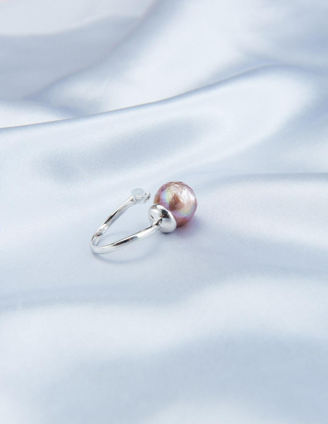Sharp Knife Shape Colored Large Baroque Pearl Rings - Gembea Jewelry