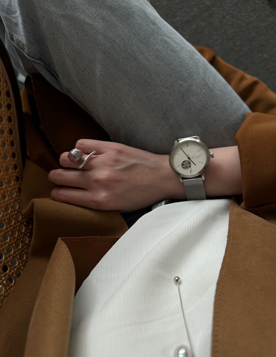 Sharp Knife Shape Colored Large Baroque Pearl Rings - Gembea Jewelry