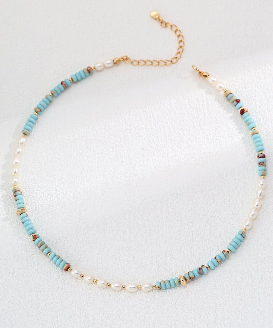 Shoushan Gemstone Bead Necklace - Gembea Jewelry
