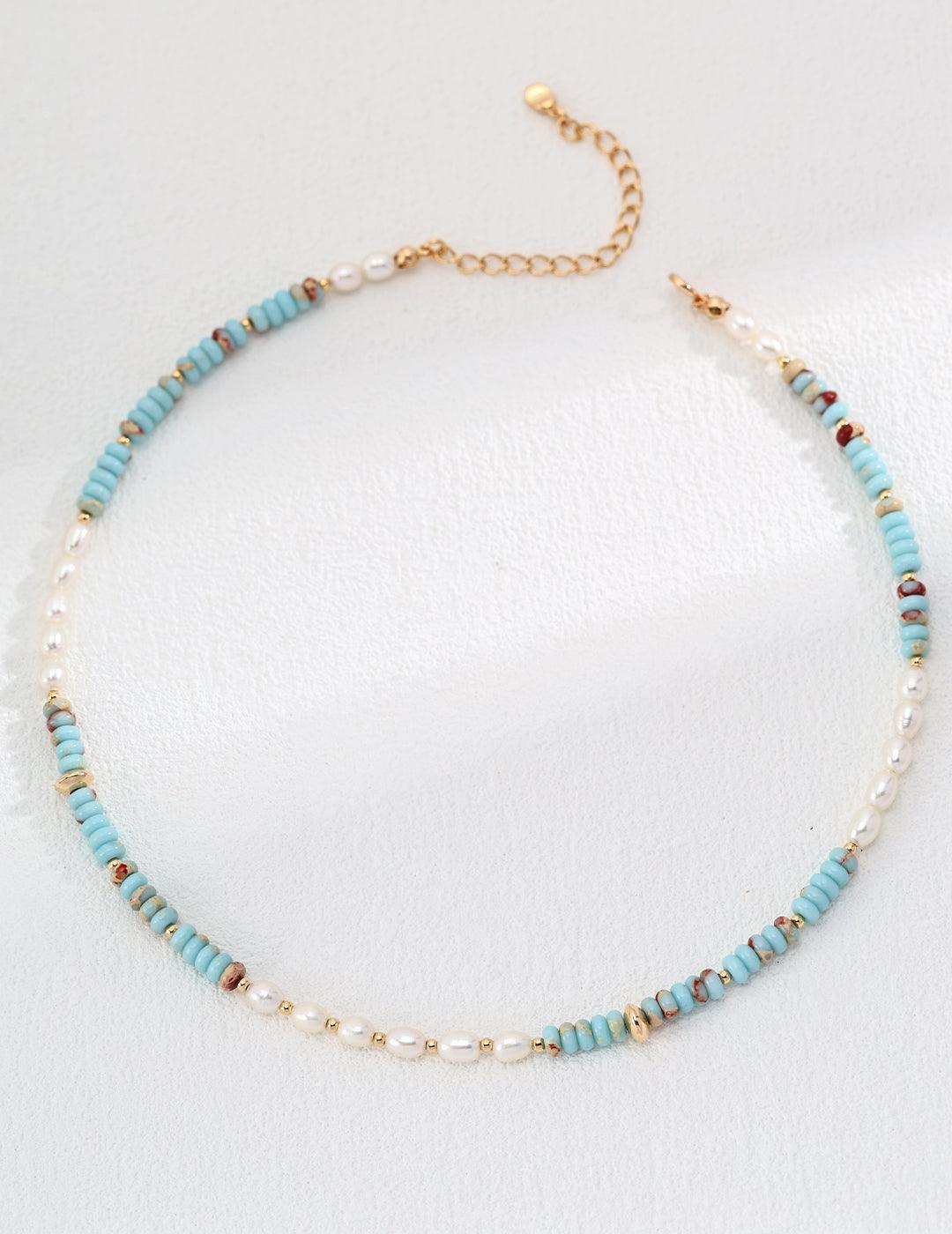 Shoushan Gemstone Bead Necklace - Gembea Jewelry