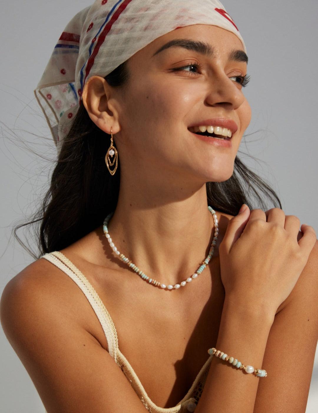 Shoushan Gemstone Bead Necklace - Gembea Jewelry