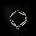 Silver Baroque Toothpick Pearl Necklace gembea jewelry