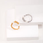 White Natural Freshwater Pearls Rings - Gembea Jewelry
