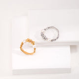 White Natural Freshwater Pearls Rings - Gembea Jewelry