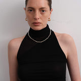 Simple Linea Baroque Pearl Necklace gembea jewelry