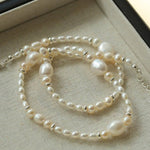 Simple Baroque Freshwater Pearl Necklace GEMBEA JEWELRY