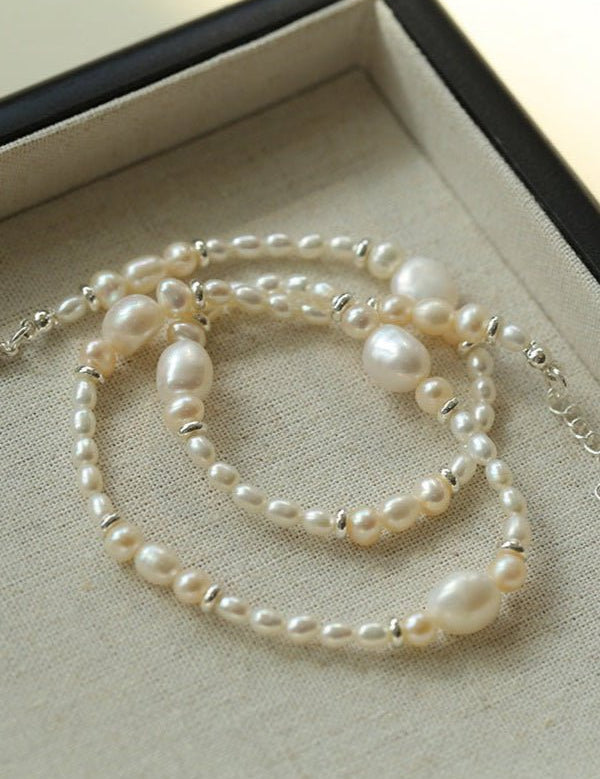 Simple Baroque Freshwater Pearl Necklace GEMBEA JEWELRY