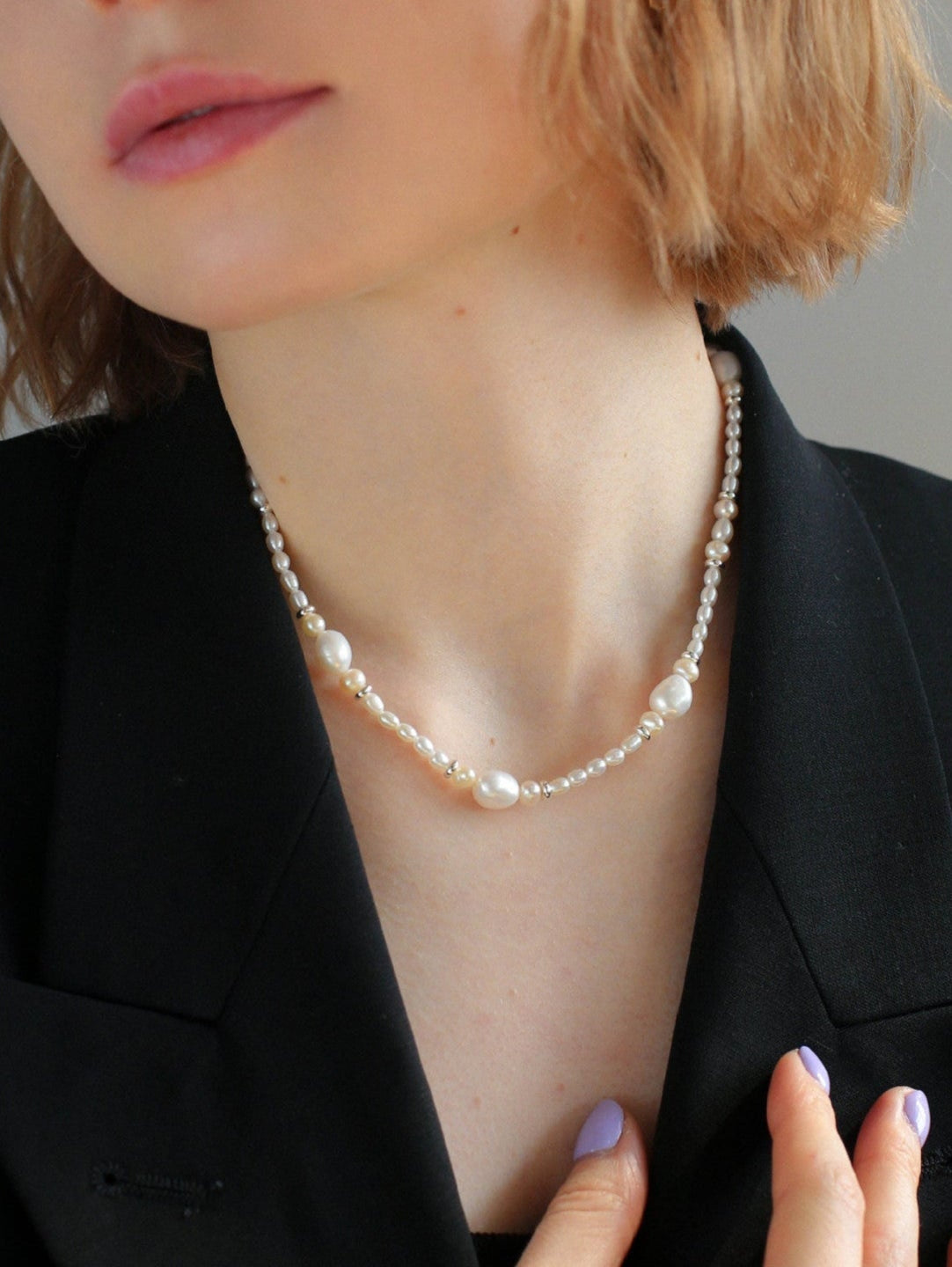 Simple Baroque Freshwater Pearl Necklace GEMBEA JEWELRY