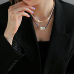 Simple Baroque Freshwater Pearl Necklace GEMBEA JEWELRY