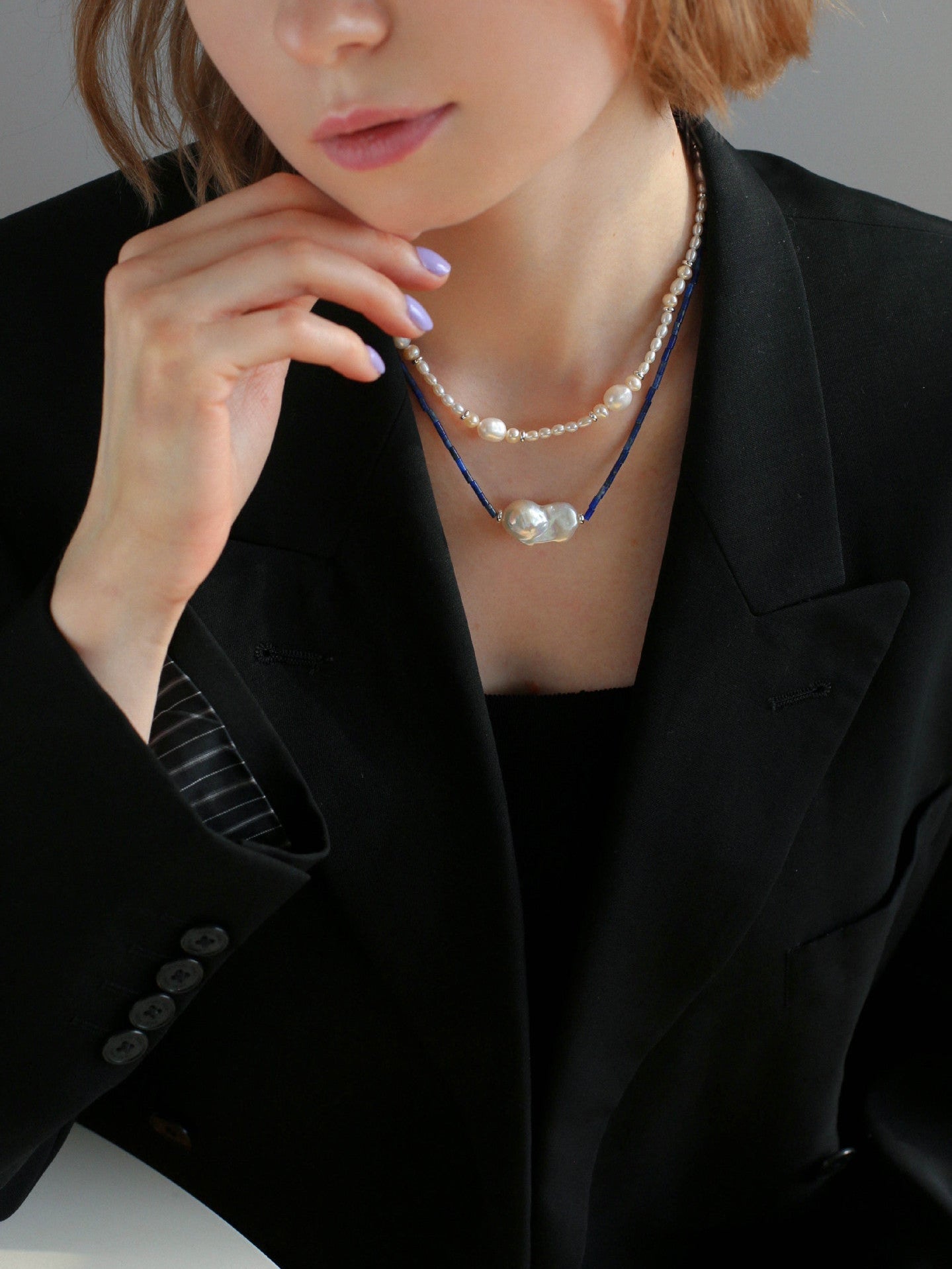 Simple Baroque Freshwater Pearl Necklace GEMBEA JEWELRY