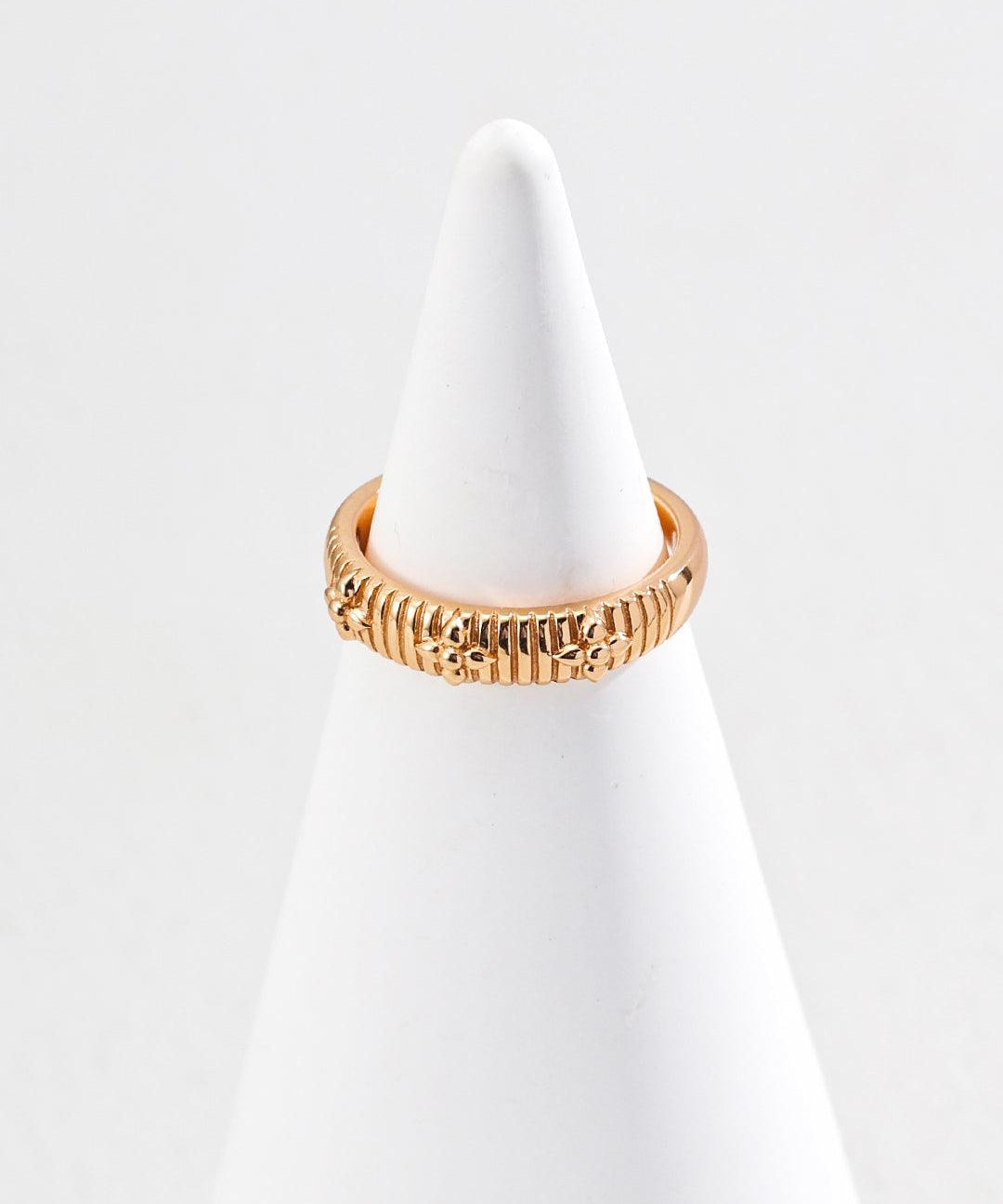 Simple Folded Cross Sterling Silver Ring - Gembea Jewelry