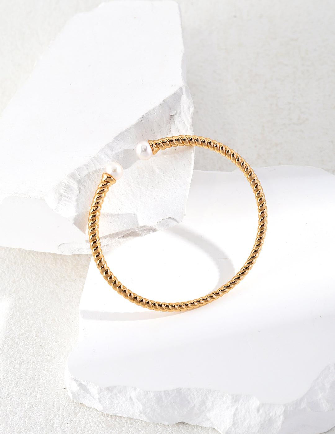Freshwater Pearl Bangles Bracelets - Gembea Jewelry