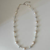 Simple Freshwater Pearl Necklace gembea jewelry8