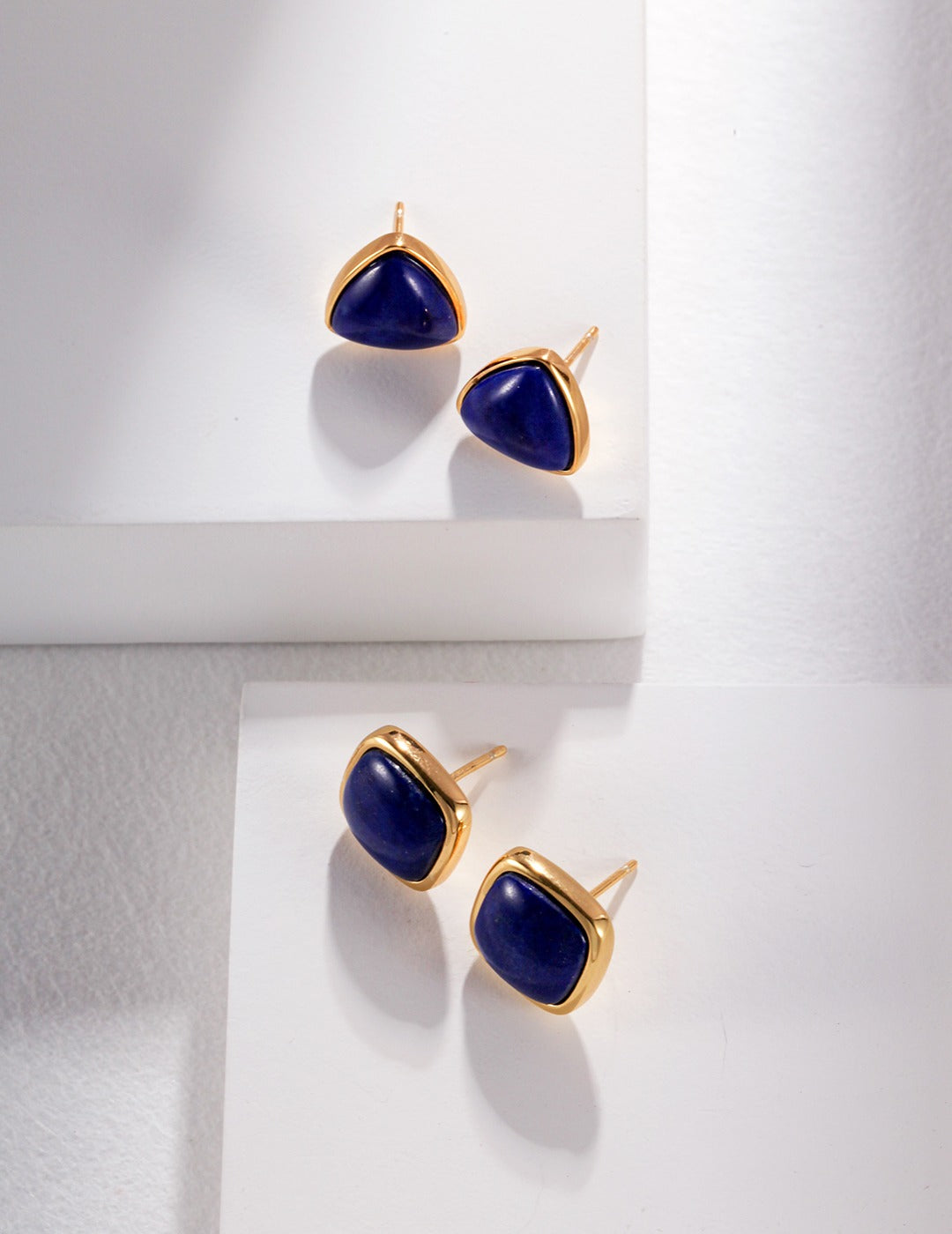 Gembea Jewelry Lazuli Days Series Blue Mirage Stud Earrings