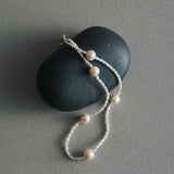 Simple Mixed Rice Pearl Necklace gembea jewelry