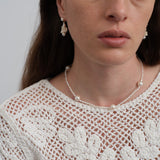 Simple Mixed Rice Pearl Necklace gembea jewelry