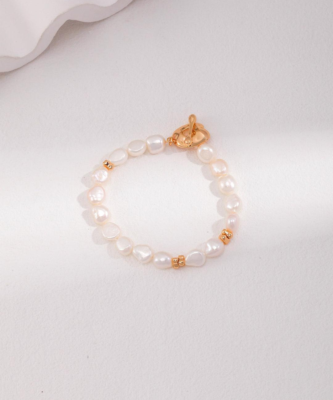Simple Natural Baroque Pearl Bracelets - Gembea Jewelry