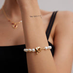 Simple Natural Baroque Pearl Bracelets - Gembea Jewelry