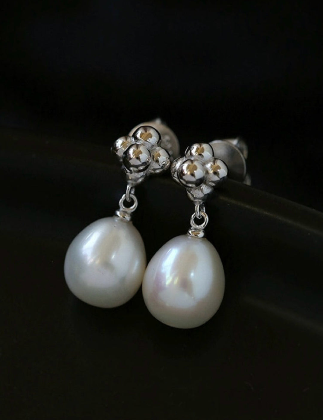 Simple Natural Pearl Stud Earrings Gembea jewelry