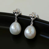 Simple Natural Pearl Stud Earrings Gembea jewelry