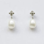 Simple Natural Pearl Stud Earrings gembea jewelry