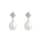 Simple Natural Pearl Stud Earrings