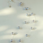 Single-layer Gray Freshwater Pearl Necklace Gembea jewelry