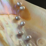 Single-layer Gray Freshwater Pearl Necklace Gembea jewelry