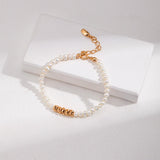 Small Gold Beans Freshwater Pearls Bracelets - Gembea Jewelry