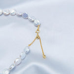 Small Round Baroque Beaded Necklace - Gembea Jewelry