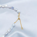 Small Round Baroque Beaded Necklace - Gembea Jewelry