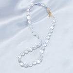 Small Round Baroque Beaded Necklace - Gembea Jewelry