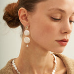 Small Round Baroque Beaded Necklace - Gembea Jewelry