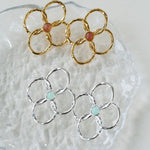 Spring Heartbeat Flower Goddess Earrings - Gembea Jewelry