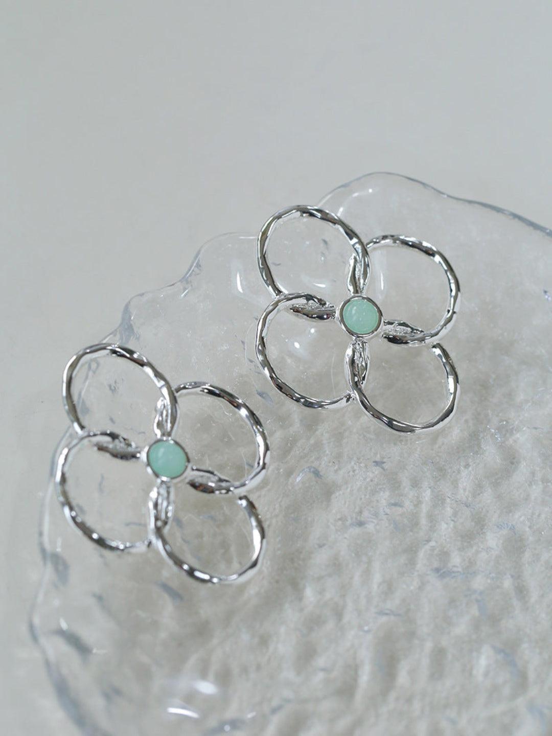 Spring Heartbeat Flower Goddess Earrings - Gembea Jewelry
