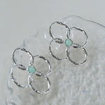 Spring Heartbeat Flower Goddess Earrings - Gembea Jewelry