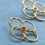 Spring Heartbeat Flower Goddess Earrings - Gembea Jewelry