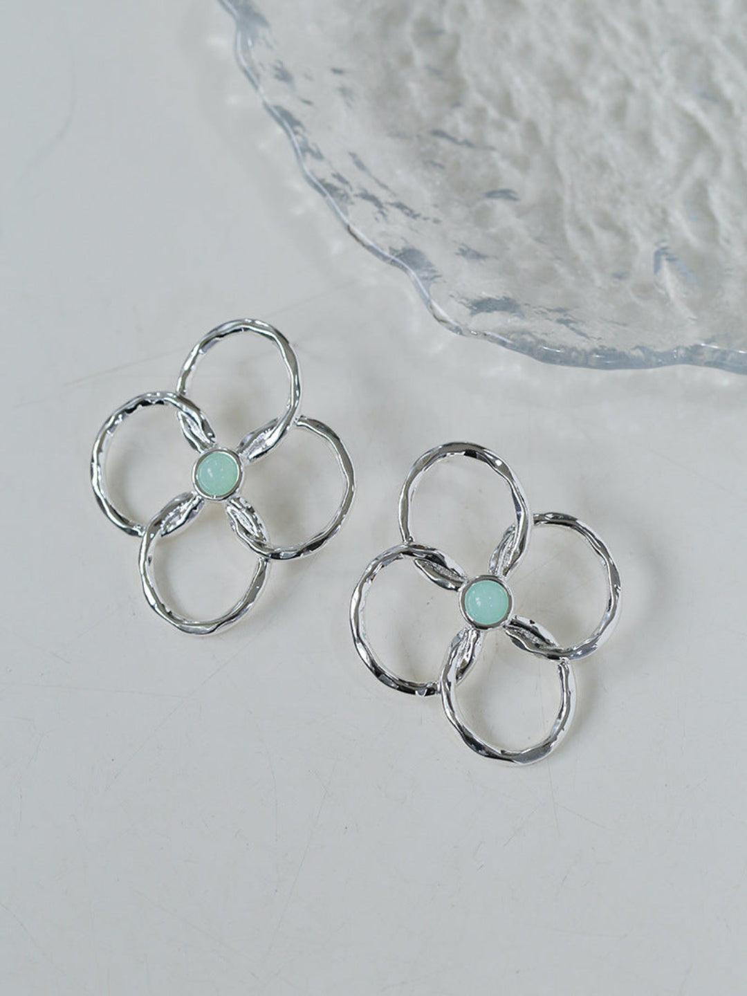 Spring Heartbeat Flower Goddess Earrings - Gembea Jewelry