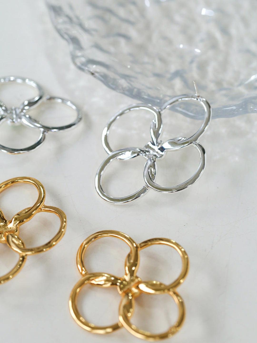 Spring Heartbeat Flower Goddess Earrings - Gembea Jewelry