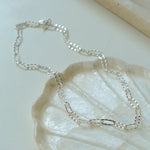 Square Cut Chain Choker Gold Silver Necklace gembea jewelry